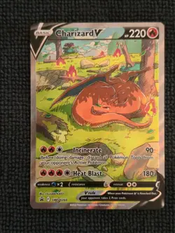 Pokemon TCG: Charizard V SWSH260 UPC Black Star Promo Full Art Ultra Rare NM - Image 1