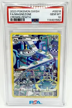 Pokemon Magnezone GG18/GG70 Crown Zenith: Galarian Gallery Holo PSA 10 GEM MINT - Image 1
