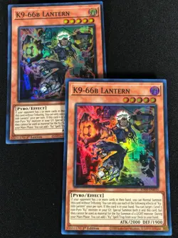 Yugioh K9-66B Lantern JUSH-EN033 1st Super x2 (NM) - Image 1