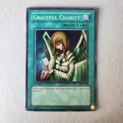 Yu-Gi-Oh! Graceful Charity SDP-040 1st Edition Starter Deck Pegasus Lightly Play - Image 1