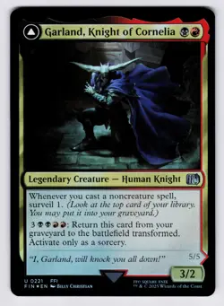 Garland, Knight of Cornelia [0221] FIN Uncommon Foil [MTG Card English] - Image 1