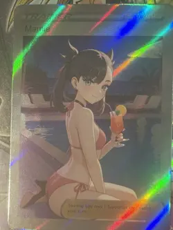Pokemon Marnie Anime Waifu Custom DIY Trainer Art Sexy Pokemon card - Image 2