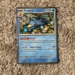TRIPLE SWIRL 🌀💫 Golduck 008 Mega Evolution Promo Pokemon Card 008 - Image 1