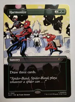 Harmonize Spider-Man (7021) Borderless Non-Foil Bonus Card Secret Lair - Image 1