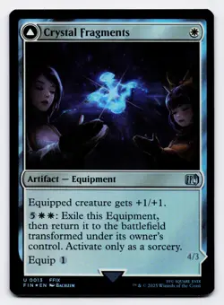 Crystal Fragments [0013] FIN Uncommon Foil [MTG Card English] - Image 1