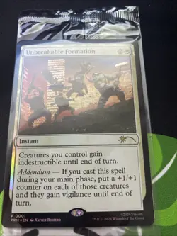 Unbreakable Formation Magic The Gathering NYCC 2025 TNMT Promo Card - Image 1