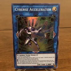 Yugioh IGAS-ENSE1 Cyberse Accelerator Limited Edition Super Rare Holo Card NM - Image 2