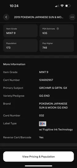 Garchomp & Giratina GX SM193 Holo Promo Card Sun and Moon Team PSA 9 Japanese - Image 2