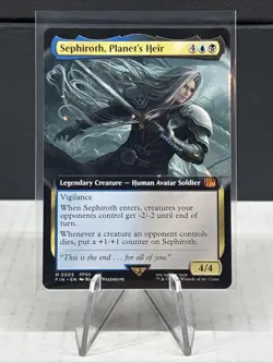 MTG Final Fantasy English Sephiroth, Planet's Heir Extended Art 0505 Non-Foil - Image 1