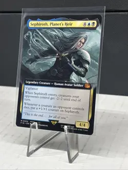 MTG Final Fantasy English Sephiroth, Planet's Heir Extended Art 0505 Non-Foil - Image 2