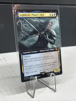 MTG Final Fantasy English Sephiroth, Planet's Heir Extended Art 0505 Non-Foil - Image 3