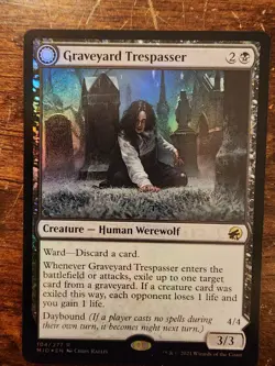 Graveyard Trespasser / Graveyard Glutton - Foil - NM/M MTG - Image 1
