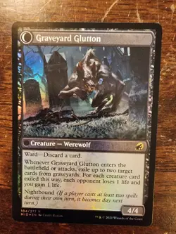 Graveyard Trespasser / Graveyard Glutton - Foil - NM/M MTG - Image 2