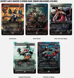 Secret Lair Mtg spider-man venom unleashed (Colors) non foil - Image 1