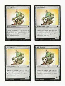Myr Enforcer MTG Artifact Modern Masters 4x Playset NM Magic the Gathering - Image 1