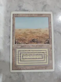 Magic the Gathering Rare Dual Land Scrubland (MTG Revised Edition English) - Image 1
