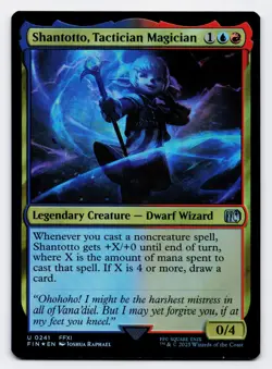 Shantotto, Tactician Magician [0241] FIN Uncommon Foil [MTG Card English] - Image 1