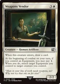 WEAPONS VENDOR mtg NM-M Final Fantasy Common - Image 1