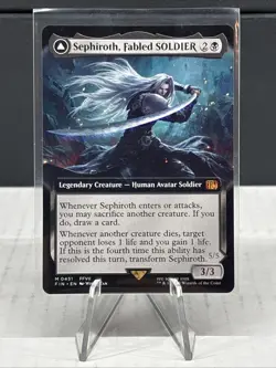 Sephiroth, Fabled SOLDIER / Sephiroth, One-Winged Angel Final Fantasy MTG FF7 💎 - Image 1