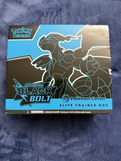 Pokemon Center Black Bolt ETB Elite Trainer Box - (OPEN) No Packs PSA 9 PC Promo - Image 2