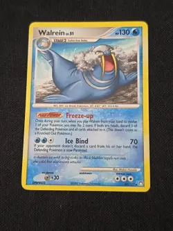 Walrein 39/123 Mysterious Treasures Regular Pokemon TCG Light Played Condition - Image 1