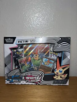 Pokemon TCG Black Bolt & White Flare Victini Illustration Collection NEW+SEALED - Image 1