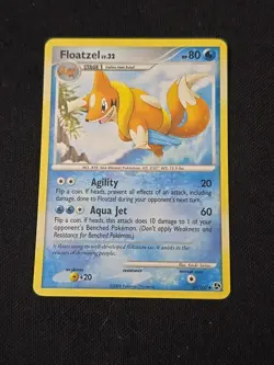 Floatzel 37/106 Great Encounters Regular Pokemon TCG Light Played Condition - Image 1