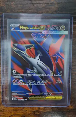 Pokemon Mega Evolution Mega Latias ex 163/132 Full Art NM/M - Image 1