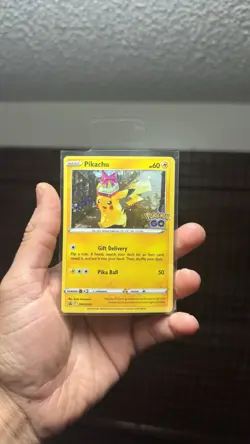 2022 | Pikachu | Pokemon Go | Comos Holo | SWSH234 Sword & Shield Promo - Image 1