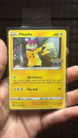 2022 | Pikachu | Pokemon Go | Comos Holo | SWSH234 Sword & Shield Promo - Image 3