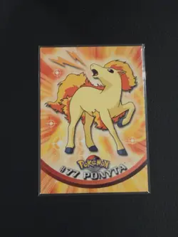Ponyta #77 2000 Topps Pokemon TV Animation Edition Series 2 Blue Logo - Image 1