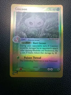 Cascoon - 26/109 - Uncommon - reverse Holo EX Ruby and Sapphire Pokemon NM 2003 - Image 1