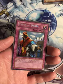 (48) Yugioh Imperial Order PSV-104 Secret Rare REVERSE SECRET MISPRINT LP/MP - Image 2