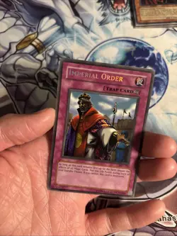 (48) Yugioh Imperial Order PSV-104 Secret Rare REVERSE SECRET MISPRINT LP/MP - Image 5