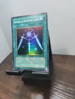 Yugioh Swords of Revealing Light LOB-101 Unlimited Super Rare Holo - NM/LP - Image 3