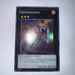 YS11-EN043 / Grenosaurus / Super Rare / 1st Edition / (NM) / YuGiOh / TCG - Image 1