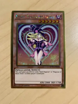 Yugioh! - Dark Magician Girl MVP1-ENG56 Gold Rare 1st Ed NM - Image 1