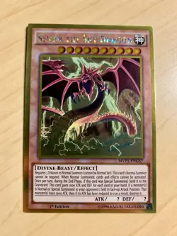 Yugioh! - Slifer the Sky Dragon - MVP1-ENG57 - Gold Rare - 1st Edition NM/LP - Image 1