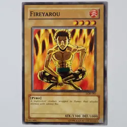 Fireyarou - LOB-085 - NM - Common - Unlimited - Yugioh - 2010 Reprint - Image 1