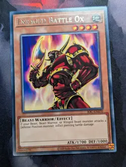Enraged Battle Ox IOC-EN070 - Rare - 25th Anniversary - YuGiOh - VLP - Image 1
