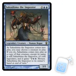 SAKASHIMA THE IMPOSTOR Mystery Booster/the List Magic MTG MINT CARD - Image 1