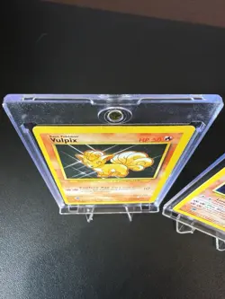 Pokemon Base Set TCG Raw Singles - 2 Card Lot - Ninetales & Vulpix - Image 4