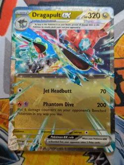 130/167 Dragapult ex Pokemon Card Twilight Masquerade Double Rare - NM - Image 1