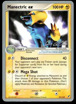 Manectric ex 2006 (Jason Klaczynski) 101/107 World Championship Pokemon Card - Image 1