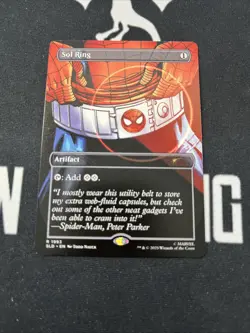 Secret Lair Sol Ring 1993 x1 Magic Cards MTG Spider-Man - Image 1