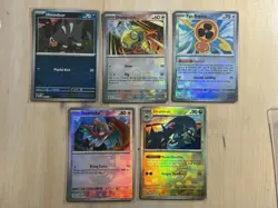 Pokemon TCG Prismatic Evolutions Pokeball Lot Of 5 Cards. All NM - Image 1