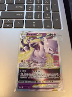Pokemon TCG Mewtwo VSTAR Holo Ultra Rare Card 031/078 Pokemon Go NM - Image 1