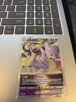 Pokemon TCG Mewtwo VSTAR Holo Ultra Rare Card 031/078 Pokemon Go NM - Image 2