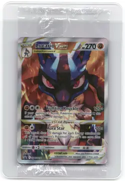 10x Lucario Vstar SWSH291 SEALED Crown Zenith ETB Black Star Promo Pokemon Cards - Image 2
