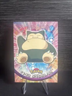 Snorlax Topps Chrome Pokemon Card #143 MINT - Image 1